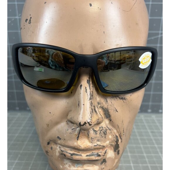 Costa Blackfin BL 11 Sunglasses Polarized 580P - Matte Black Frame w/Case & Clot - Picture 6 of 9